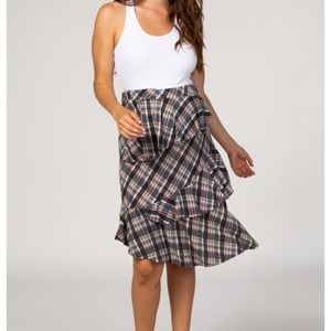 Pink Blush Maternity Skirt